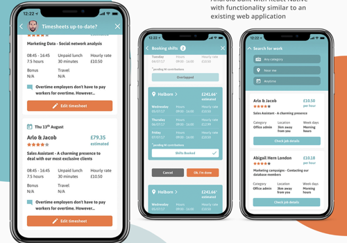Mobile App for Staffing Platform