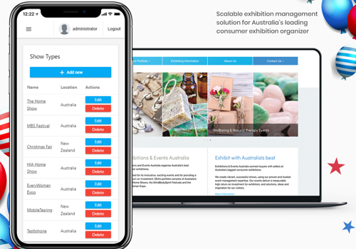 Exhibitions & Events Portal