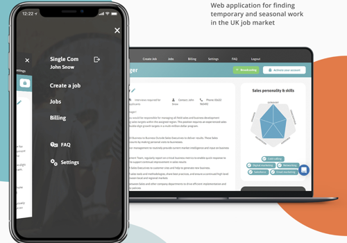 Staffing Platform from the UK