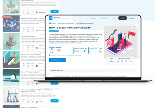 Cyber Security Learning Platform